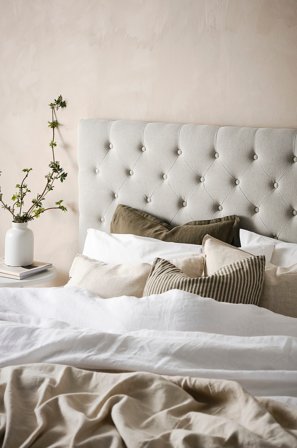 Jotex - Sengegavl 180 Cm Lingrå - SKENE - Kjøp Sengegavler hos Jotex