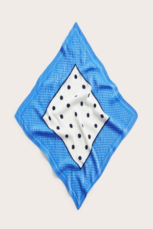 Kappahl | Prickig scarf Blå ONE SIZE | Blå