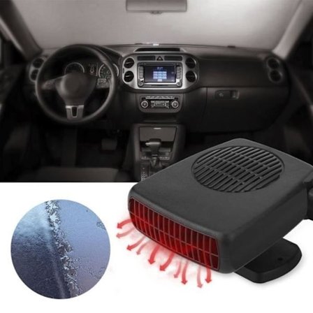 12V Bilvarmevifte Defroster + Varmeapparat