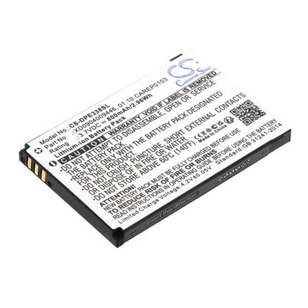 Batteri til SmartPhone, mobil til Doro PhoneEasy 338, PhoneEasy 345, PhoneEasy 342 osv.