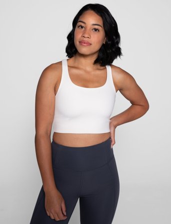 Girlfriend Collective Paloma Bra - White - XS