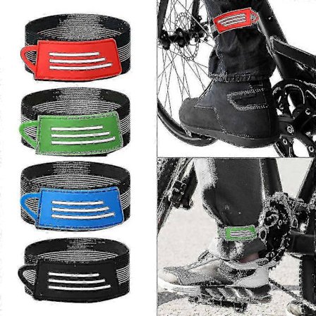 4 kpl Pyörän Nilkka Jalka Housut Housunpidike Klipsi Hihna Pyöräily Nilkka Kiinnitysvyö f26_Halvat lahjat Sininen