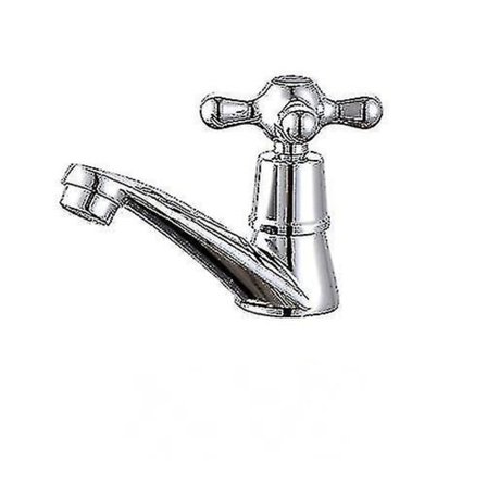 Bassin Armatur Enkelt Koldt Vandhane, Enkelt Hane Krom Bassin Koldt Vandhane, Til Hjem Badeværelse Toilet Vask Bassin Køkken