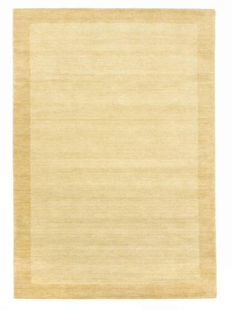 Tappeto Di Lana Handloom Frame Giallo Polvere