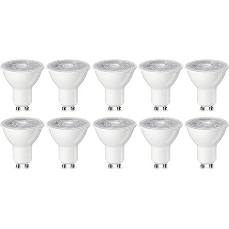 Gu10 LED-spotlight 4,7 W (motsvarande 50 W) Varmvitt dimbar (10-pack) [energiklass F]