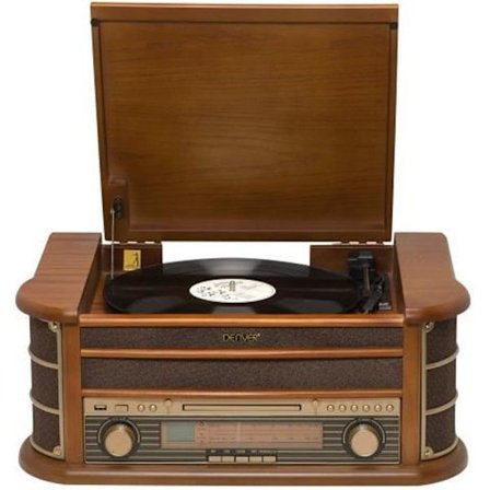 DENVER MCR-50 lydsystem - 2 integrerede højttalere - Brun