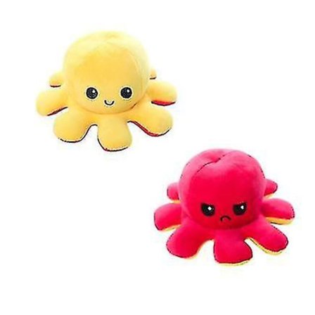 Vändbar Flip Octopus Plyschdocka