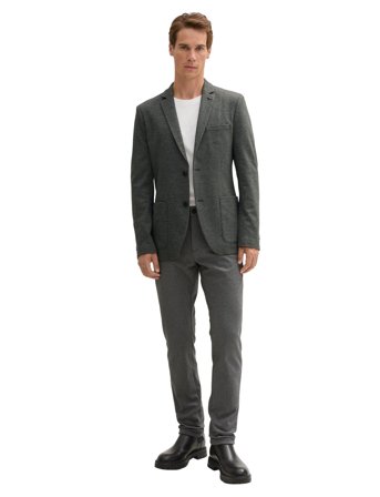 Tom Tailor Pique Blazer - Grey - 44