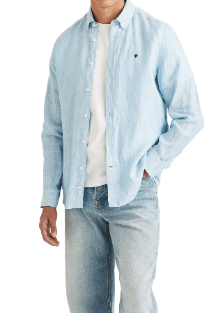 Morris Douglas Shirt Classic Fit Skjortor Herr Blå XXL