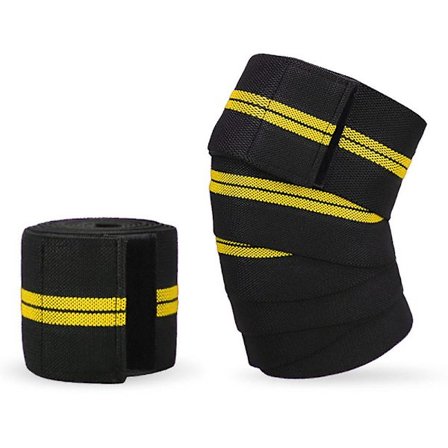 Knäskydd - Elastiskt Knä- och Armbågsstöd & Kompression - För Styrketräning, Fitness, Gymträning