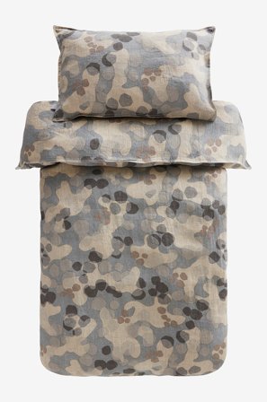 Jotex - Mini Dynetrekksett i Lin Barneseng Grå - CARA - Kjøp Sengesett til barn hos Jotex