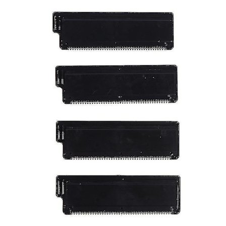 4x Ersättningsblad för rakhyvel för rygg hår, rakhuvuden för rakning