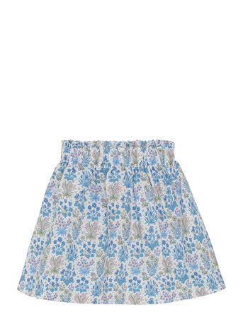 Skirt In Liberty Fabric Blue Huttelihut
