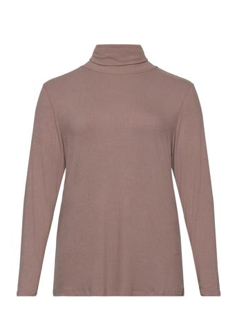 Fpevina Tee 1 Tops Knitwear Jumpers Beige Fransa Curve