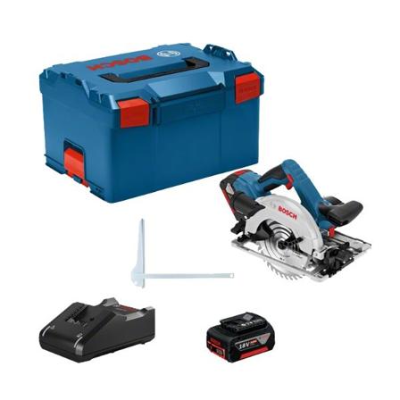 Bosch GKS 18V-57 G Rundsav med batteri og oplader, Maskiner