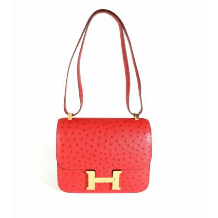 Hermès Vintage, Pre Owned 24 Ghw 3571539 Rood, Dames, Maat:ONE Size