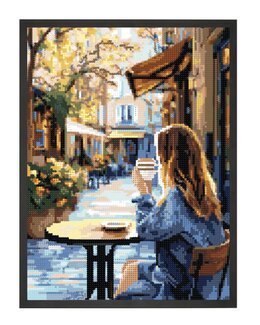 Diamond painting Café