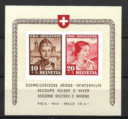 Schweiz 1941 - AFA 409 - Postfrisk