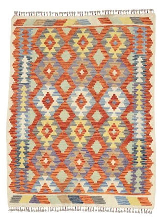 Small Kilim Afghan Old Style Rug 152X194 Wool