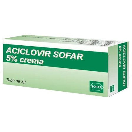 Aciclovir Crema Dermatologica 5% 3g