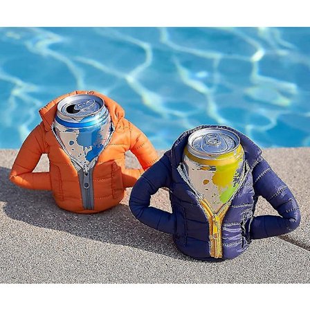 2 stk. Drikkedåse Kølerhylster, Isoleret Jakke Til 355ml Drikkedåser, Kreative Øljakker, Mænd Og Kvinders Ølgaver Til Ølskærmere