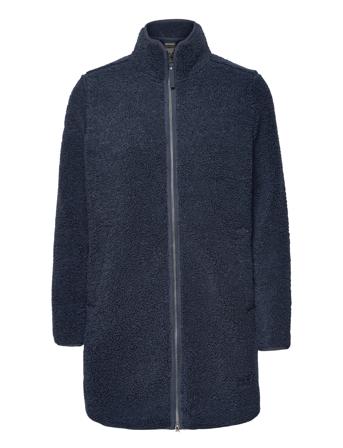 High Cloud Coat W Sweatshirts & Hoodies Fleeces & Midlayers Blå Jack Wolfskin