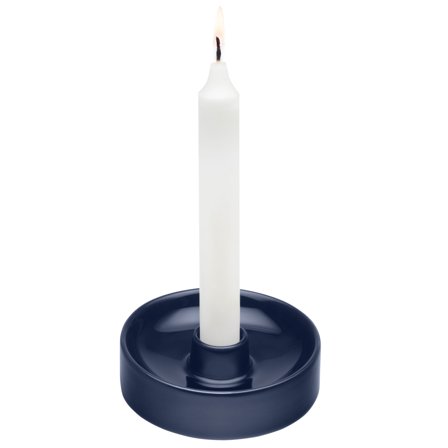 Arabia Kirnu kynttilänjalka 11x3,5 cm, sininen