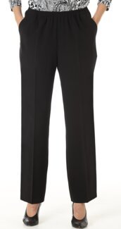 Bukser med elastiklinning Sort - 21 - Åshild