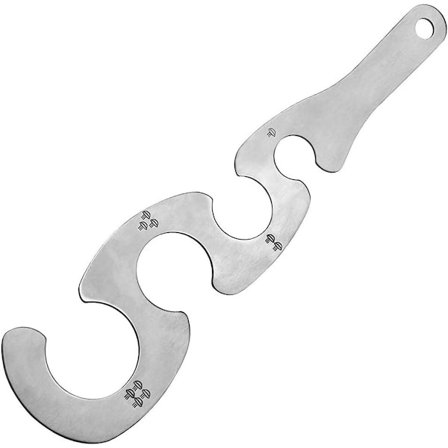 Spaghettimåler - Profesjonell pastamåling - 4 hull S-formet bærbar spaghettimåler