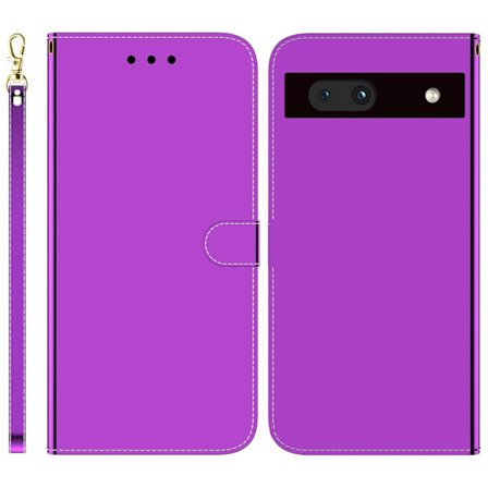 Mirror Google Pixel 7a Flip Etui - Lilla