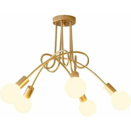 Moderna Taklampor, Vintage Chandelier Taklampa Armatur E27 Retro för Vardagsrum Matrum Sovrum Hotell Hem