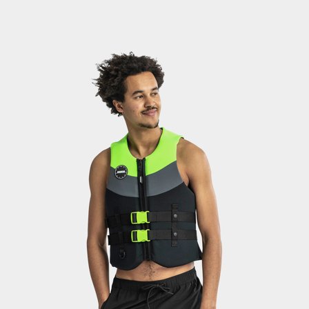 Kamizelka do sportów wodnych JOBE Neoprene Vest Men 50N Lime Green, XX-Large+ (95 - 105 kg) - Jachtowa