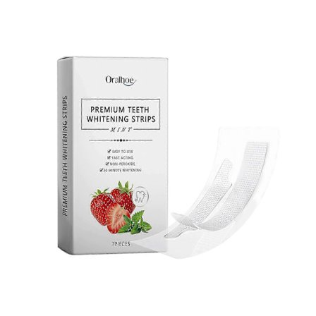 Lys upp ditt leende med lättanvända tandvårdsremsor. Ta bort te- och kaffefläckar, skydda emaljen och uppnå professionell kvalitetsblekning hemma