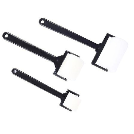 Svampemalerbørste Graffiti Rollerhåndtag 3 stk. Sort