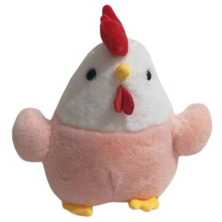 Kylling Plyslegetøj Sjov Kramme Kylling Udstoppede Dyr Plys Puder Sød Høne Legetøj Fødselsdag Til Børn Drenge Piger Pink 23cm