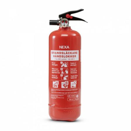 Nexa Fire & Safety Brandsläckare Röd 1kg 8a