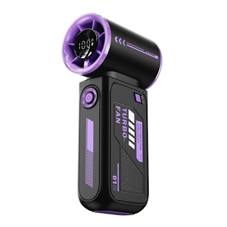 Portabel Fläkt Justerbar Kylfläkt Handhållen Fläkt 3600mAh Liten Fläkt USB Resefläkt Kontorsfläkt Utomhusfläkt för Resor