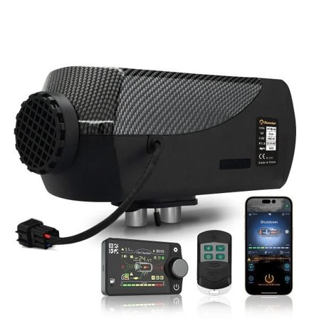 5KW 12V& 24V Diesel lämmitin Bluetooth App & Kaukosäädin Ohjaus w/Automaattinen Korkeus säätö ilma lämmitin