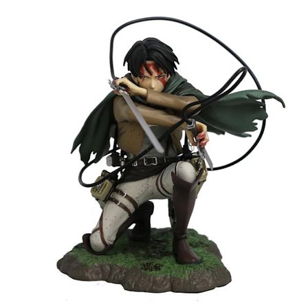 Attack on Titan Levi Ackerman PVC Dukke Anime Action Figur Model Legetøj Helt Ny
