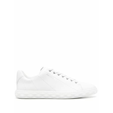 Jimmy Choo, Sneakers Wit, Heren, Maat:39 EU,leer