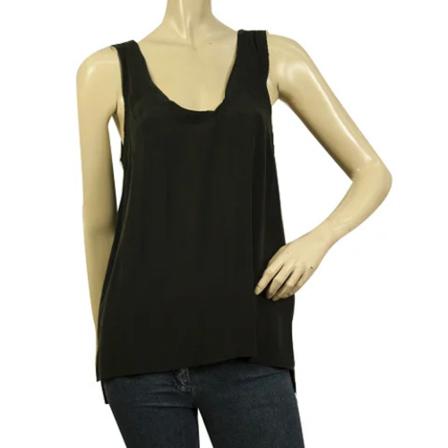American Vintage - Vintage Toppar - Svart - Dam - Storlek: S, Dam, Storlek: S