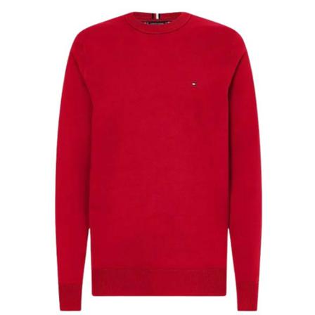 Tommy Hilfiger, Sweatshirt Mw 0Mw 21316 Czerwony, Mężczyzna, Rozmiar: M
