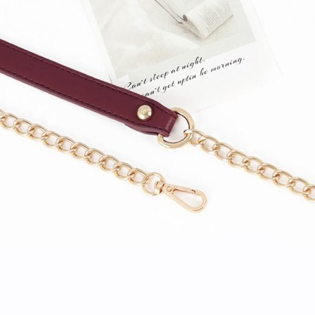 120cm Laukkuketjut Olkalaukun hihnat VIININPUNAINEN