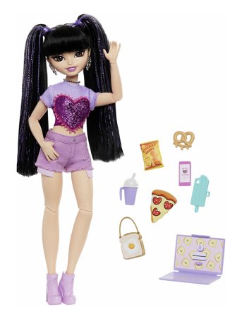 Barbie | Dream Besties Renee Fashion Doll With 11 Food Themed Accessories | ONE SIZE