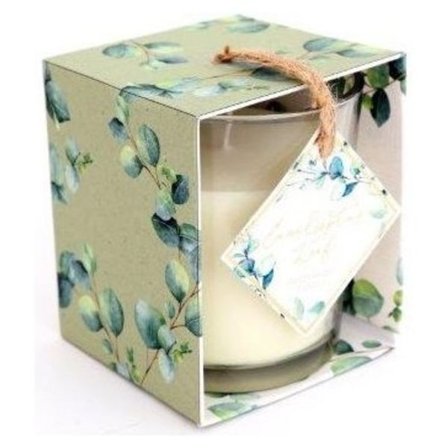 Kynttilä lahjapakkaus - eukalyptus iso