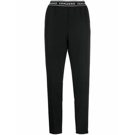 Ermanno Scervino, Pantalone Czarny, Kobieta, Rozmiar: XL