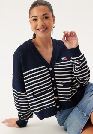 TOMMY JEANS Tjw Cable Cardigan Klær