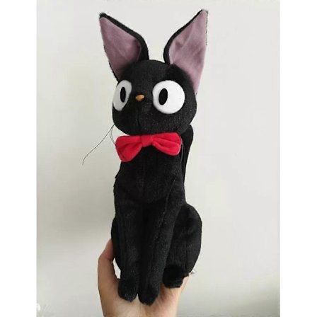 Söpö KIKI'S DELIVERY SERVICE JIJI -KISSA Pehmolelu Täytetty Nukke Lelu 30cm Uusi[D]