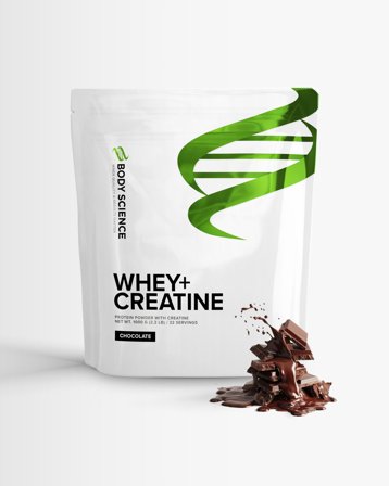 2 x Body Science Whey+Creatine - 1000 g - Chocolate