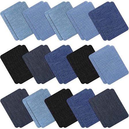 Lagningslappar för Kläder - 30 Stycken - Självhäftande Jeanslappar - Laga Hål i Kläder